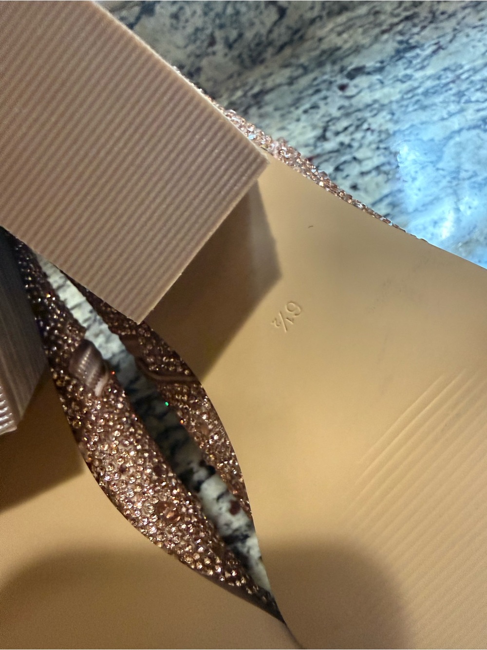 Matisse Champagne Rhinestone Booties 6.5 - Picture 7 of 10